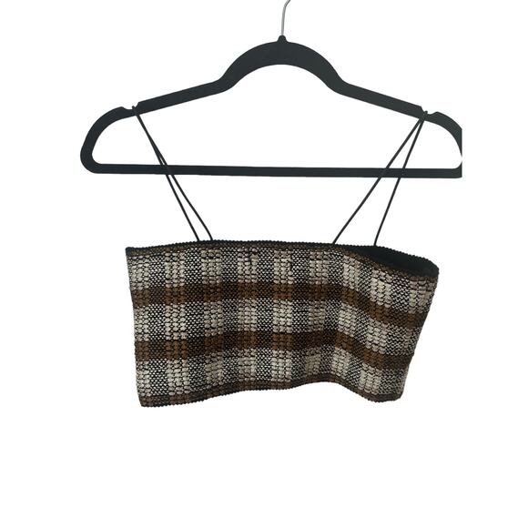 Urban Outfitters crop top plaid‎ bandeau - Picture 3 of 5